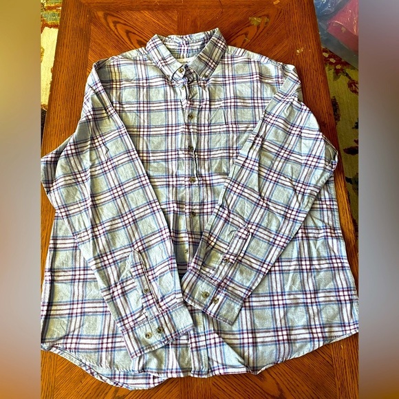 Men's Plaid Button-Down Shirt - Picture 2 of 5